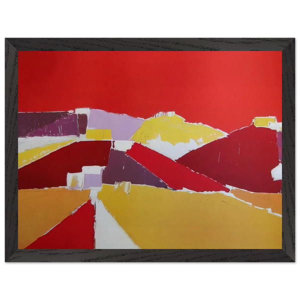Agrigente - 1953 by Nicolas de Stael — Framed art print at Zephyeer