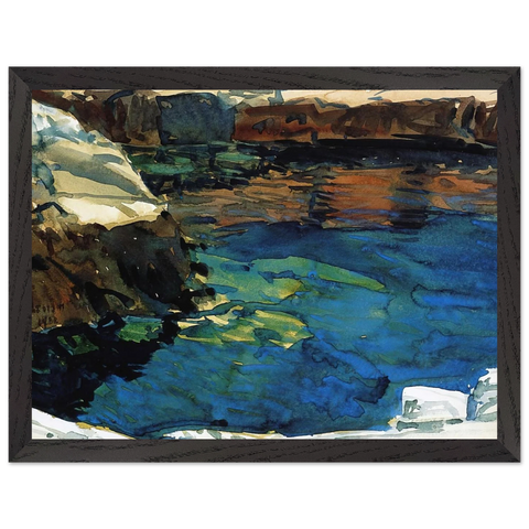 The Cove by Childe Hassam — Framed art print at Zephyeer
