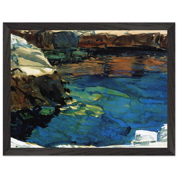 The Cove by Childe Hassam — Framed art print at Zephyeer