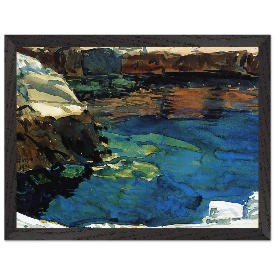 The Cove by Childe Hassam — Framed art print at Zephyeer
