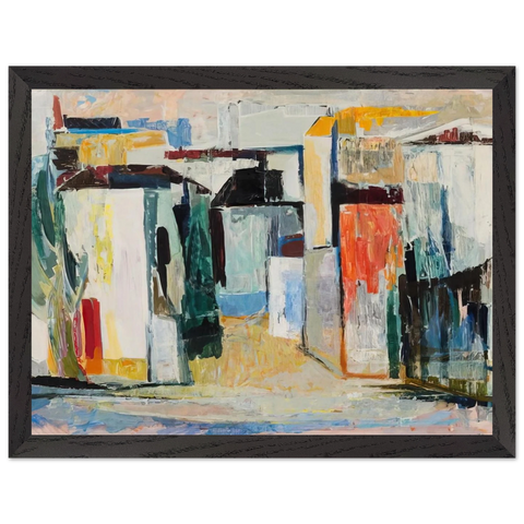 Houses - 1962 by Tove Jansson — Framed art print at Zephyeer