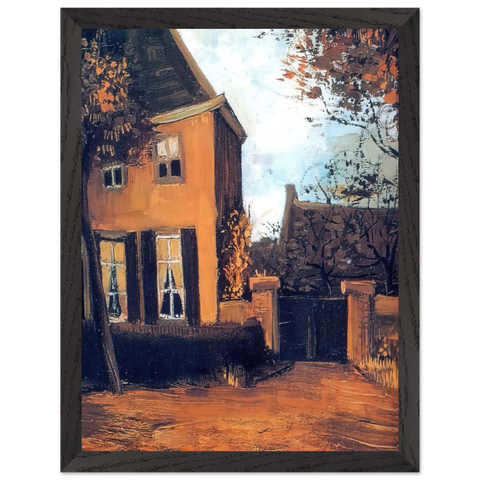 The Vicarage at Nuenen by Vincent van Gogh — Framed art print at Zephyeer