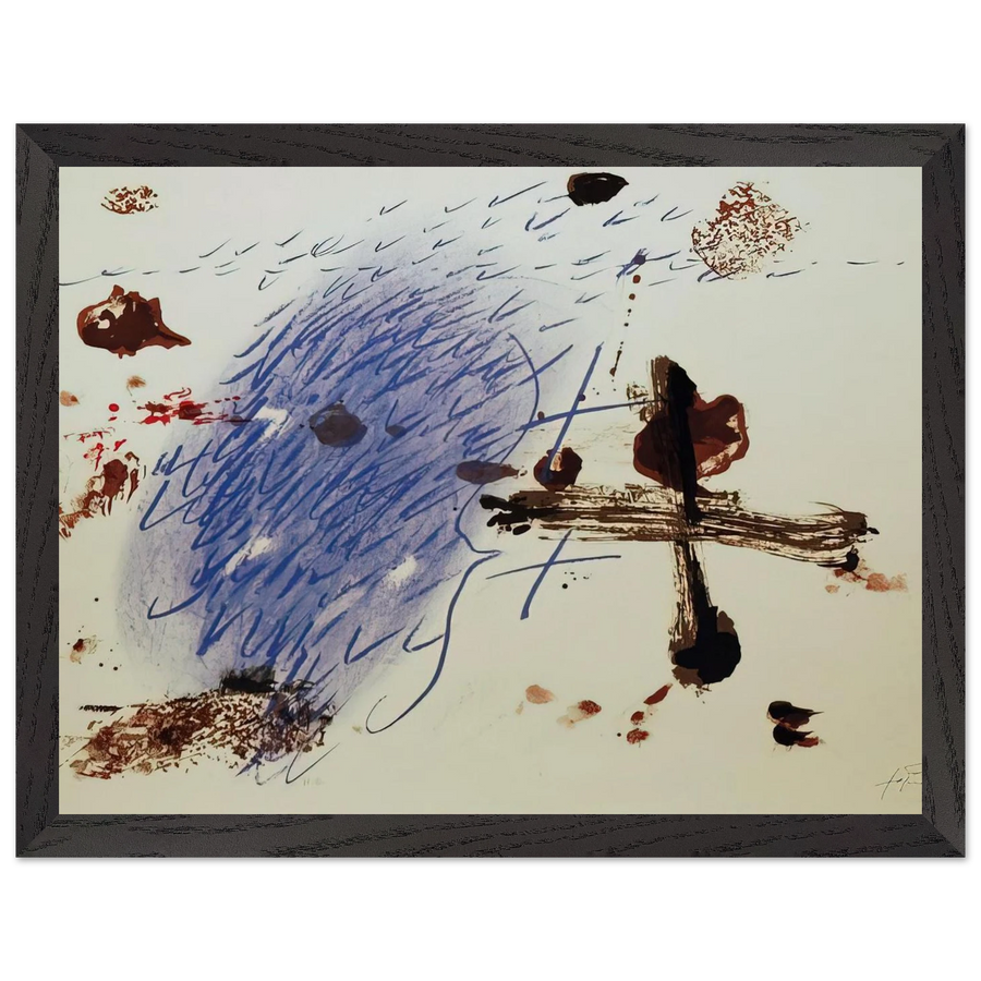 BAN DE LOO COLOGNE 1972 by Antoni Tapies — Framed art print at Zephyeer