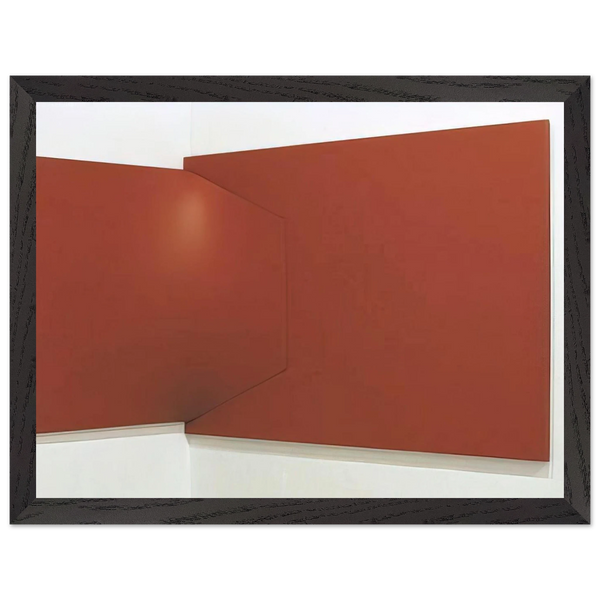 Dittico rosso - 1966 by Enrico Castellani — Framed art print at Zephyeer