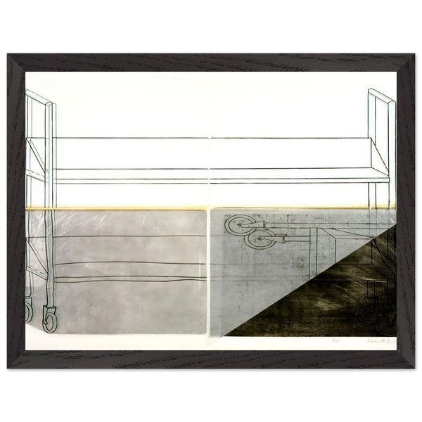 Large Trolley - 1972 by Dieter Roth — Framed art print at Zephyeer