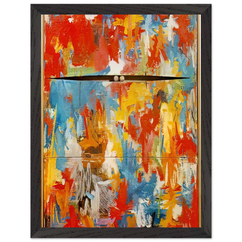 PAINTING WITH TWO BALLS by Jasper Johns — Framed art print at Zephyeer