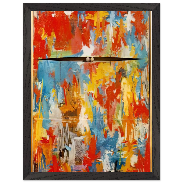 PAINTING WITH TWO BALLS by Jasper Johns — Framed art print at Zephyeer