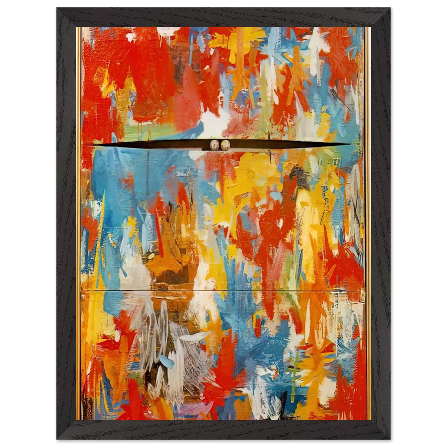PAINTING WITH TWO BALLS by Jasper Johns — Framed art print at Zephyeer