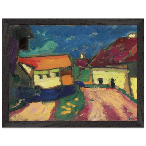 LANDSCHAFTSTUDIE DORFSTRASSE 1908 by Alexej von Jawlensky — Framed art print at Zephyeer