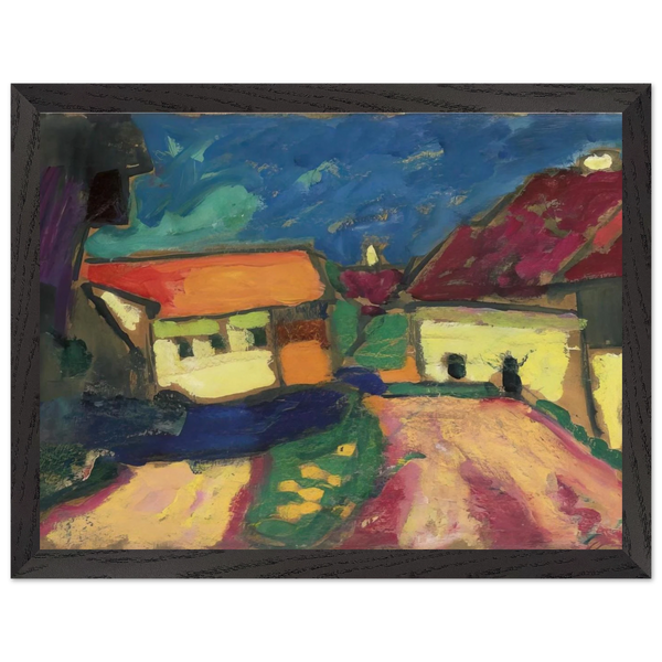LANDSCHAFTSTUDIE DORFSTRASSE 1908 by Alexej von Jawlensky — Framed art print at Zephyeer