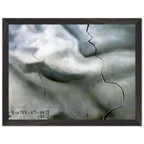 TOPOLOGICAL ABDUCTION OF EUROPE HOMAGE TO RENE THOM by Salvador Dali — Framed art print at Zephyeer