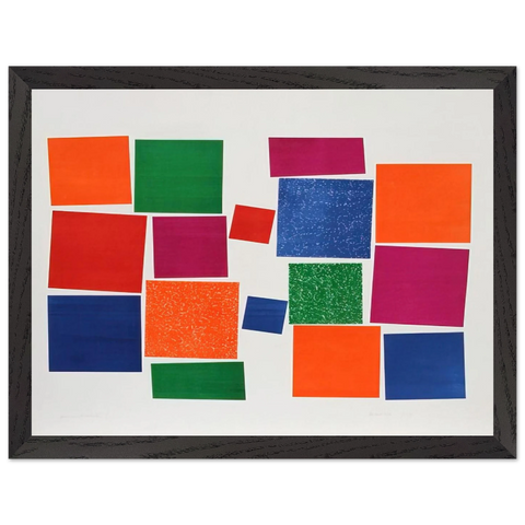 Untitled V - 1967 by Piero Dorazio — Framed art print at Zephyeer