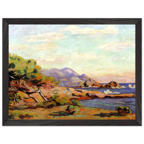 La Pointe du Lou Gaou - 1911 by Armand Guillaumin — Framed art print at Zephyeer
