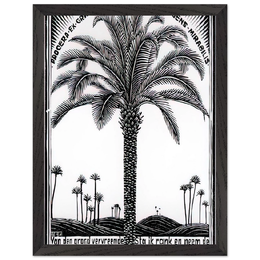 PALM TREE 1 by MC Escher — Framed art print at Zephyeer