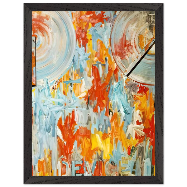 DEVICE by Jasper Johns — Framed art print at Zephyeer
