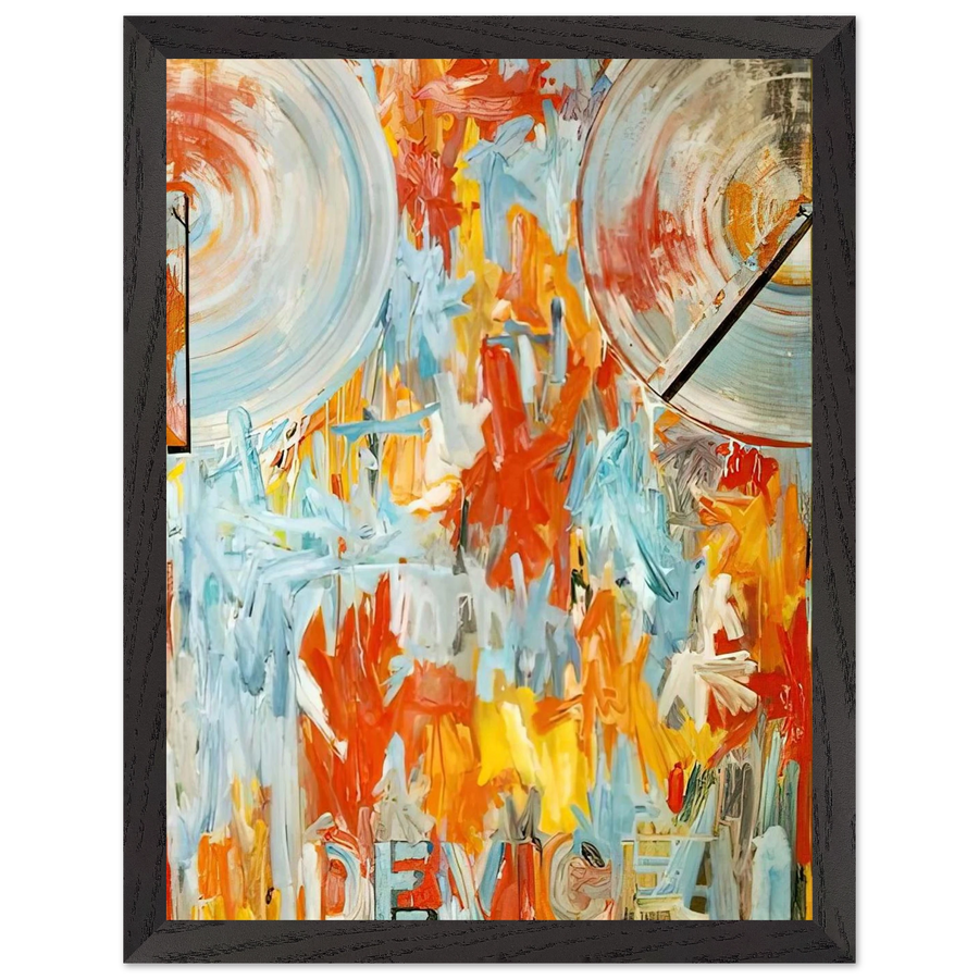 DEVICE by Jasper Johns — Framed art print at Zephyeer