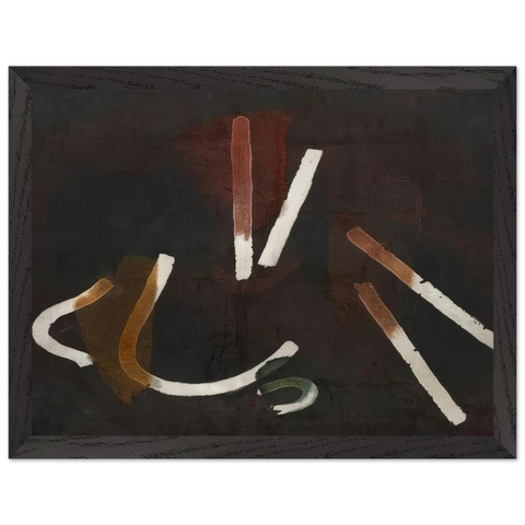 Composition Brun - 1933 by John Ferren — Framed art print at Zephyeer