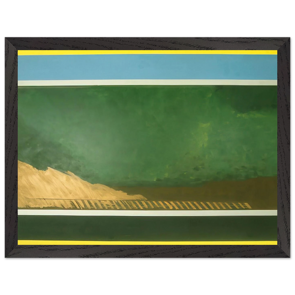 Heaven and Earth - 1967 by Ronnie Landfield — Framed art print at Zephyeer
