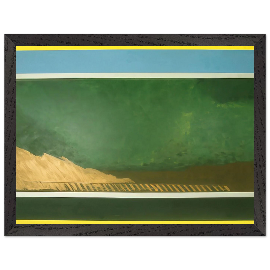 Heaven and Earth - 1967 by Ronnie Landfield — Framed art print at Zephyeer