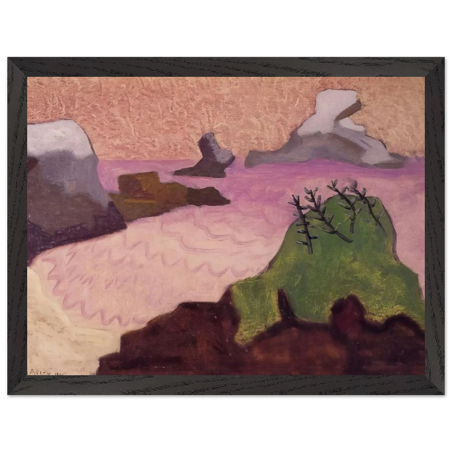 Oregon Coast - 1947 by Milton Avery — Framed art print at Zephyeer