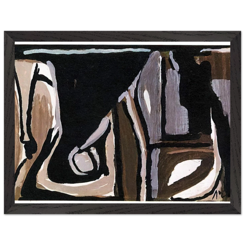 Nocturne - 1981 by Bram van Velde — Framed art print at Zephyeer
