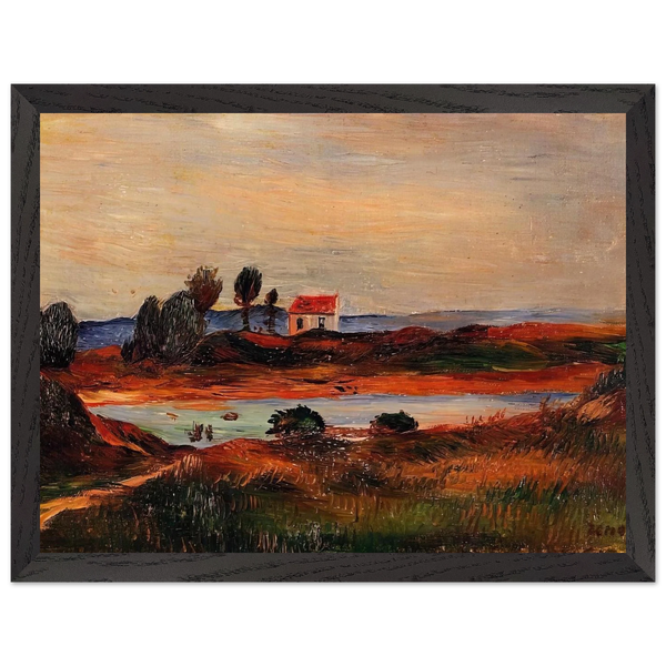 View of Brittany by Pierre-Auguste Renoir — Framed art print at Zephyeer