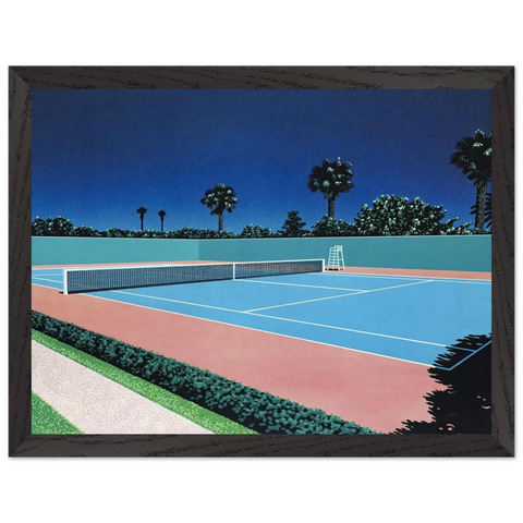 Tennis Court by Hiroshi Nagai — Framed art print at Zephyeer