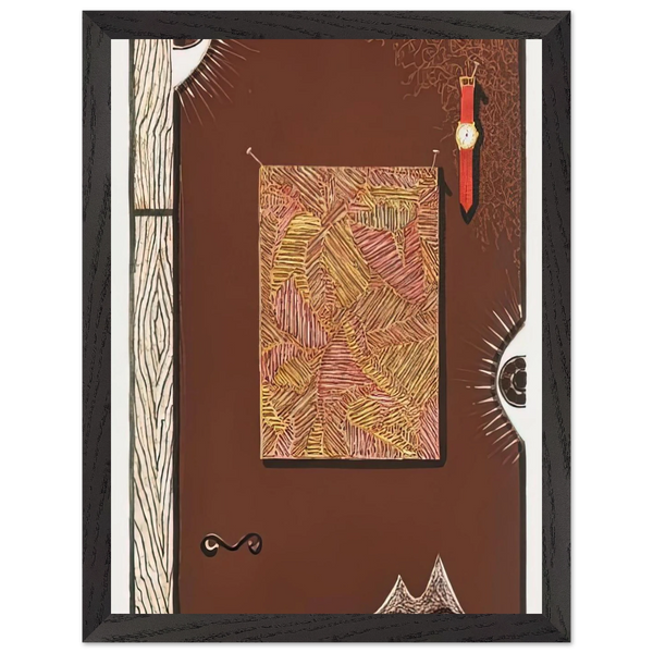 FACE WITH WATCH 1996 by Jasper Johns — Framed art print at Zephyeer