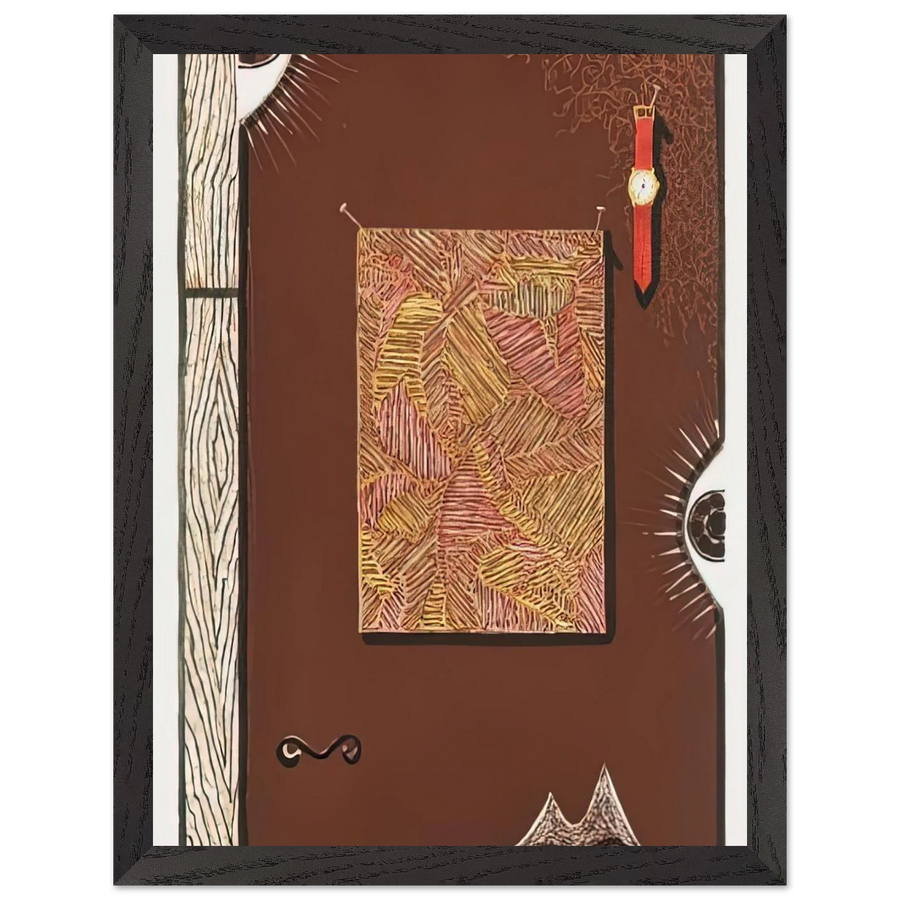 FACE WITH WATCH 1996 by Jasper Johns — Framed art print at Zephyeer