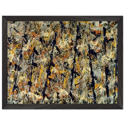 BLUE POLES NUMBER 11 1952 1 by Jackson Pollock — Framed art print at Zephyeer