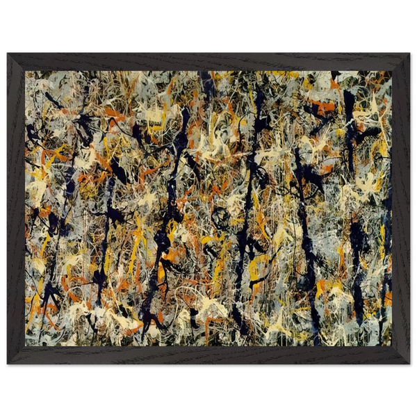 BLUE POLES NUMBER 11 1952 1 by Jackson Pollock — Framed art print at Zephyeer