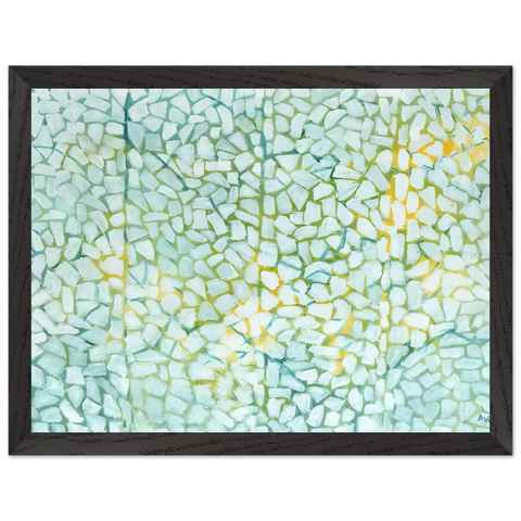 WHITE DAISIES RHAPSODY 1973 by Alma Woodsey Thomas — Framed art print at Zephyeer
