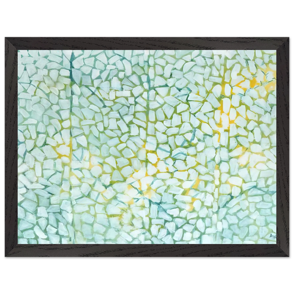 WHITE DAISIES RHAPSODY 1973 by Alma Woodsey Thomas — Framed art print at Zephyeer