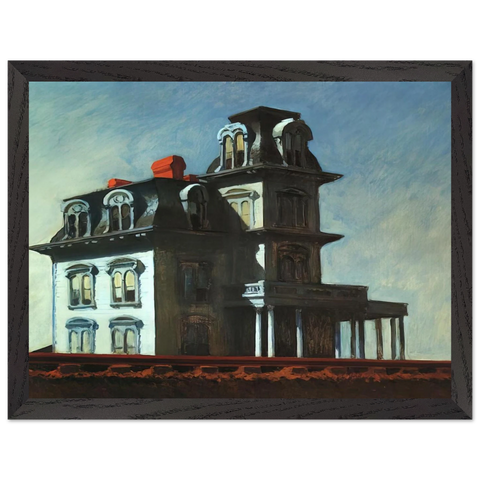 House by the Railroad by Edward Hopper — Framed art print at Zephyeer