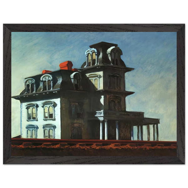 House by the Railroad by Edward Hopper — Framed art print at Zephyeer