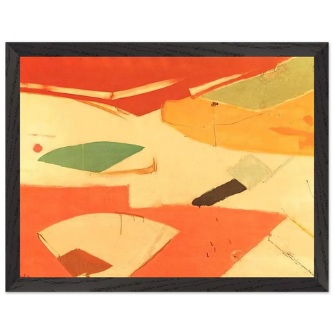 Eventail - 1945 by Kenzo Okada — Framed art print at Zephyeer