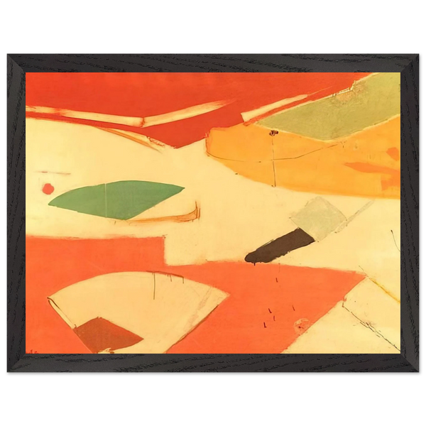 Eventail - 1945 by Kenzo Okada — Framed art print at Zephyeer