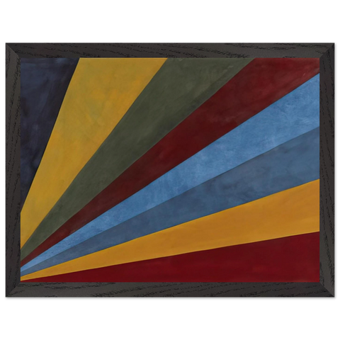 Colors from Corners by Sol LeWitt — Framed art print at Zephyeer