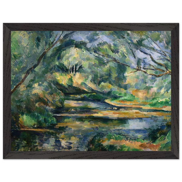 The Brook by Paul Cézanne — Framed art print at Zephyeer
