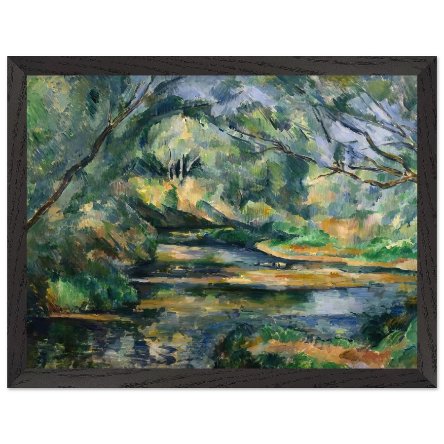 The Brook by Paul Cézanne — Framed art print at Zephyeer