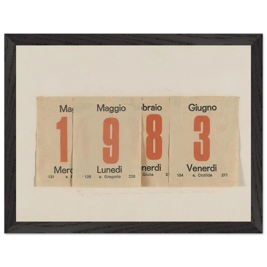 1983 by Alighiero Boetti — Framed art print at Zephyeer