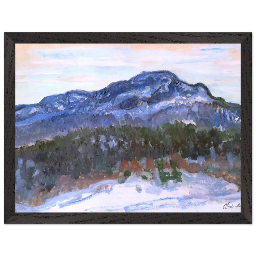 Mount Kolsaas by Claude Monet — Framed art print at Zephyeer