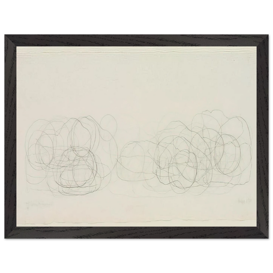 7R15 Where R=Ryoanji - 1983 by John Cage — Framed art print at Zephyeer