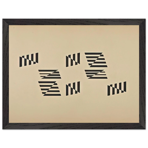 Limite-Lumificaças - 1958 by Helio Oiticica — Framed art print at Zephyeer