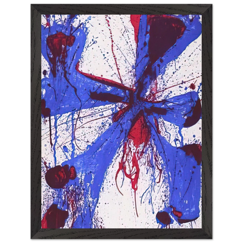 Damn Braces by Sam Francis — Framed art print at Zephyeer