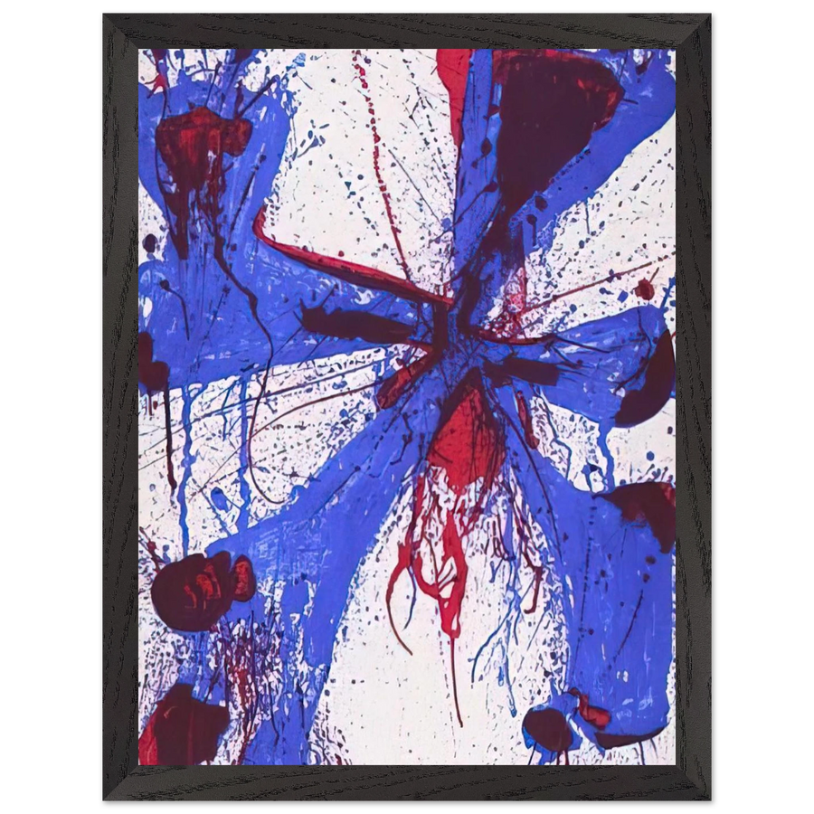 Damn Braces by Sam Francis — Framed art print at Zephyeer