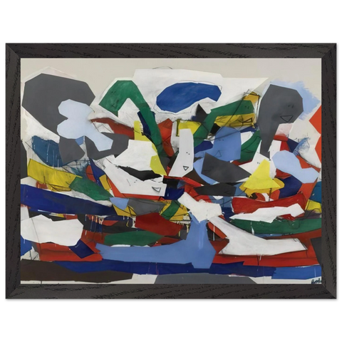 Adventure II - 1963 by Robert Goodnough — Framed art print at Zephyeer
