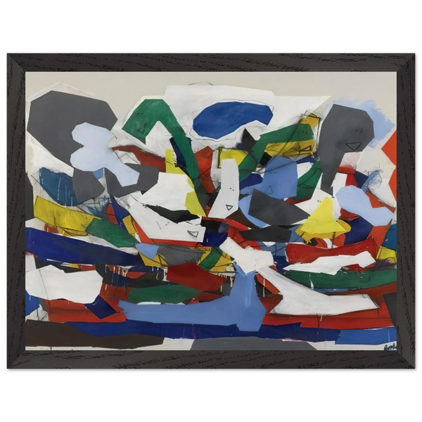 Adventure II - 1963 by Robert Goodnough — Framed art print at Zephyeer
