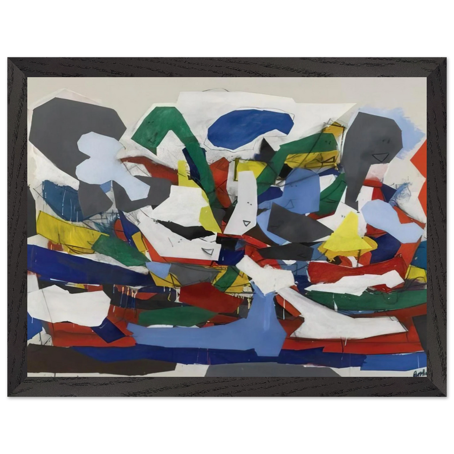 Adventure II - 1963 by Robert Goodnough — Framed art print at Zephyeer