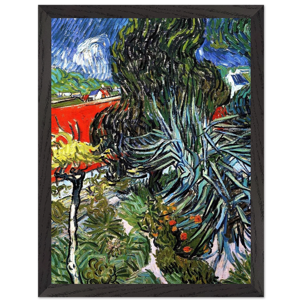 The Garden of Doctor Gachet at Auvers-sur-Oise by Vincent van Gogh — Framed art print at Zephyeer